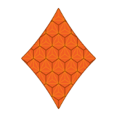 geometric DA orange